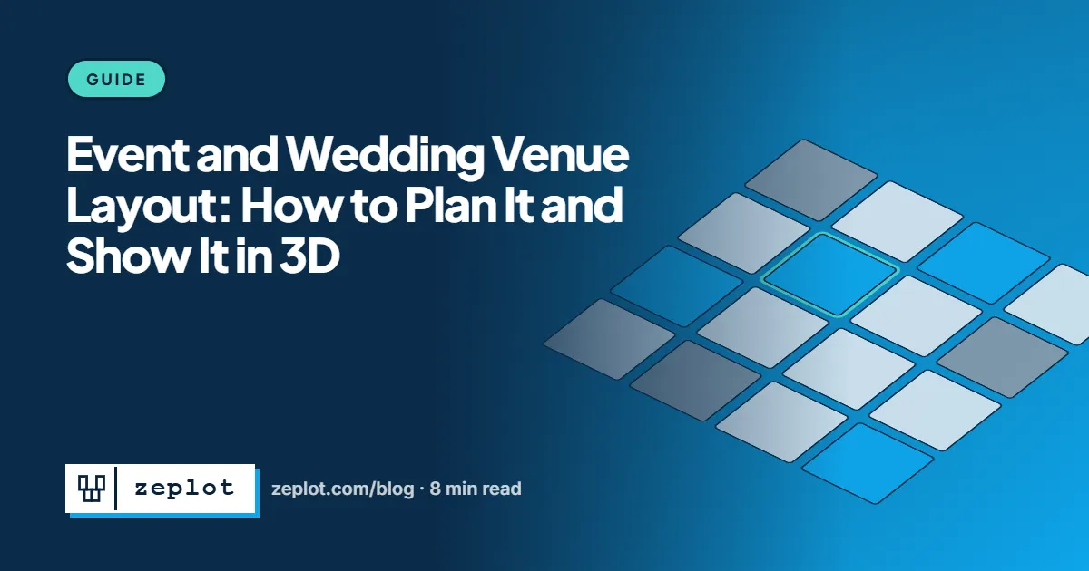 Event and Wedding Venue Layout: How to Plan It and Show It in 3D