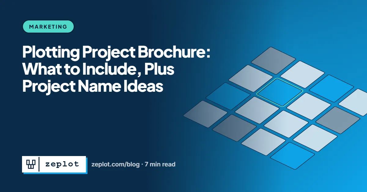 Plotting Project Brochure: What to Include, Plus Project Name Ideas